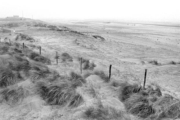 This is a view of Utah Beach in Normandy, France, May 1984.