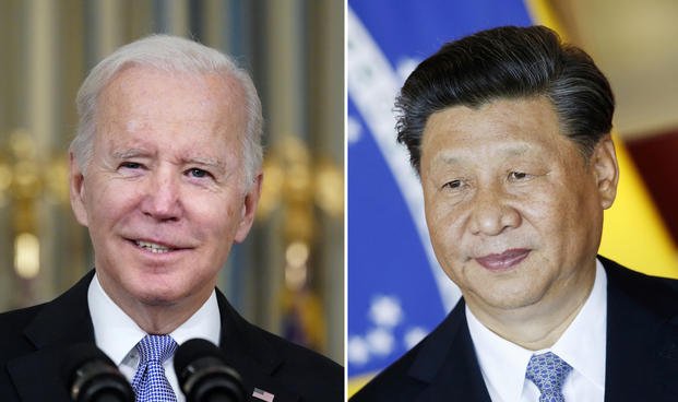 U.S. President Joe Biden and China's President Xi Jinping