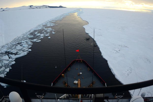 Coast Guard Cutter Polar Star McMurdo Station, Antarctica