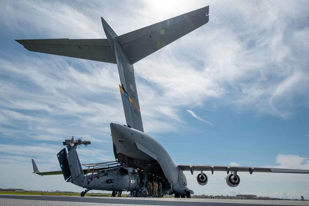 Preparation at Patrick Space Force Base for the arrival of Hurricane Ian.