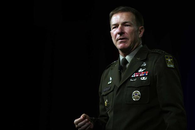 Army Gen. James McConville, chief of staff of the Army.