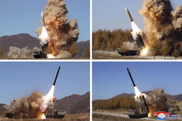North Korea: Missile Tests Were Practice to Attack South, US | Military.com