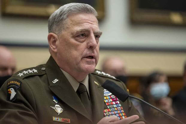 Army Gen. Mark A. Milley, chairman, Joint Chiefs of Staff.