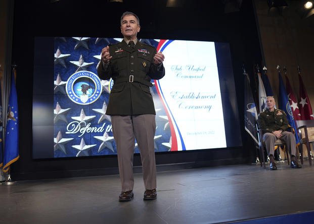 Army Major Gen. William Hartman, commander of U.S. Cyber Command's Cyber National Mission Force