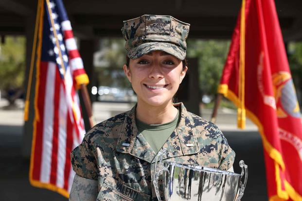 1st Lt. Alixandra Valenti Female Marine Athlete of the Year.
