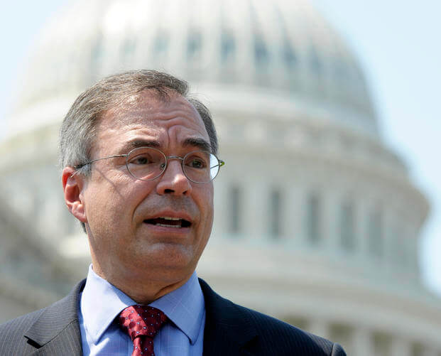 Rep. Andy Harris, R-Md., speaks at a news conference outside the U.S. Capitol in Washington