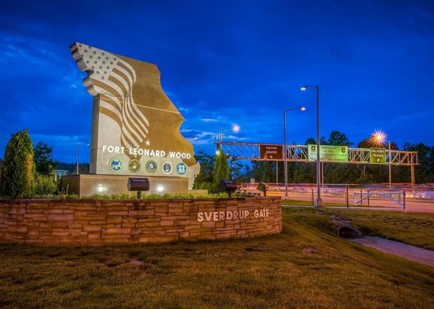 A picture of Sverdrup Gate at Fort Leonard Wood.