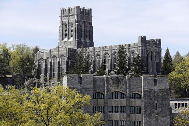 A view of the United States Military Academy at West Point, N.Y.