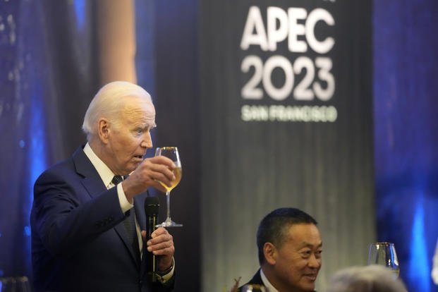 President Joe Biden at the Asia-Pacific Economic Cooperation summit