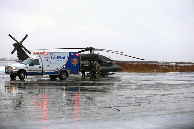 Alaska National Guard Performs Medical Mission While Shuttling Santa to Give Gifts to Rural Village