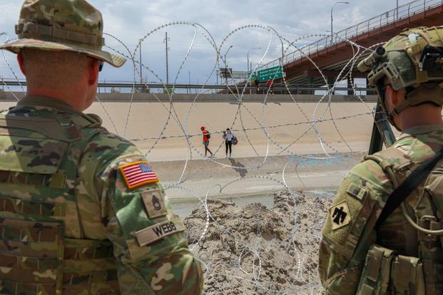 On Newly-Quiet Stretch of US-Mexico Border, Louisiana Soldiers Sit Around, Watch and Wait