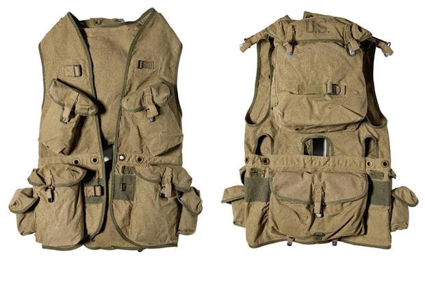 The U.S. Army issued new assault jackets to troops that helped hold additional supplies