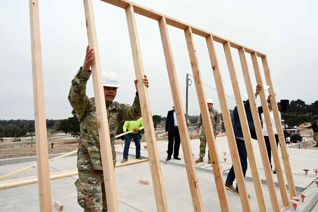 Housing development at U.S. Army Garrison Presidio of Monterey