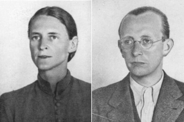 The Nazis put American Mildred Fish-Harnack and her German-born husband, Arvid Harnack, to death for spying for the Soviets.