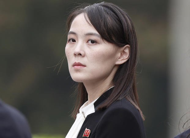 Kim Yo Jong attends a wreath-laying ceremony at Ho Chi Minh Mausoleum in Hanoi, Vietnam