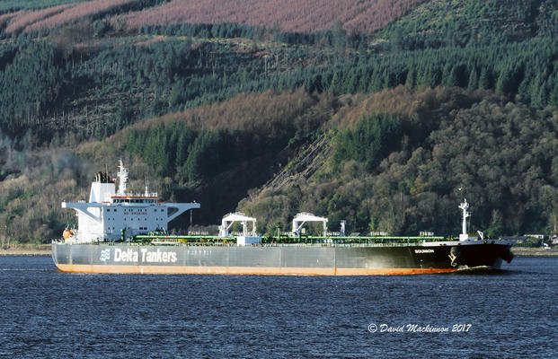 The Greek-flagged oil tanker Sounion 