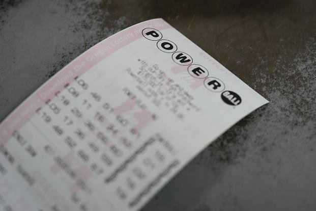 Powerball ticket.