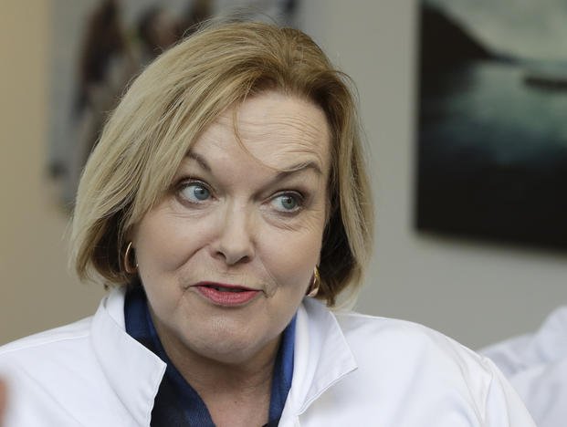 Leader of the New Zealand opposition National Party, Judith Collins, speaks