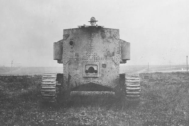 The U.S. military began testing hybrid tanks more than 100 years ago. 