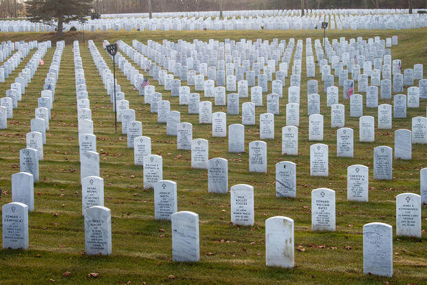 The State Veterans Cemetery in Middletown.