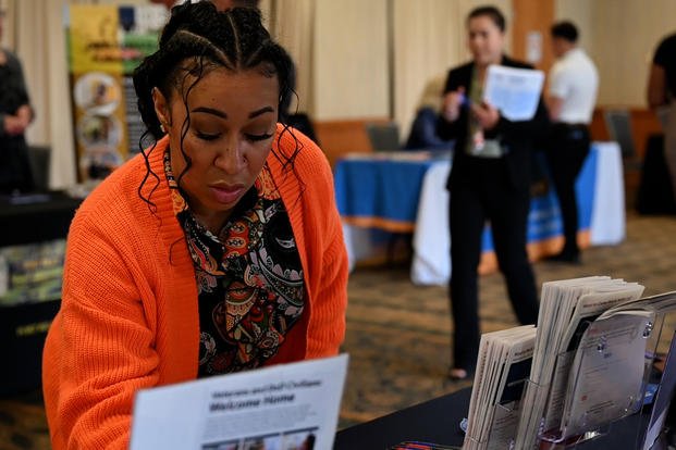 U.S. Army Fort Riley Garrison Command conducts its first federal hiring fair at the Riley Community Center, Fort Riley, Kansas.