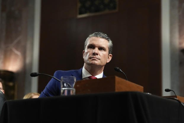 Pete Hegseth, President-elect Donald Trump's choice to be defense secretary