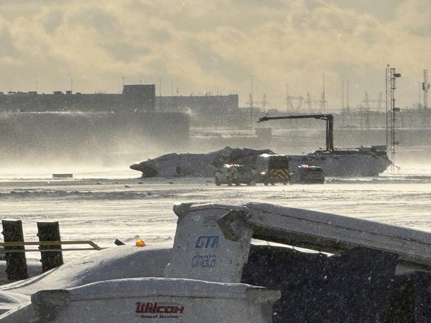A Delta Air Lines plane heading from Minneapolis to Toronto crashed at Toronto's Pearson Airport
