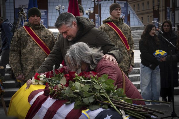 Parents of U.S. Marine Corps veteran Ethan Hertweck, 21