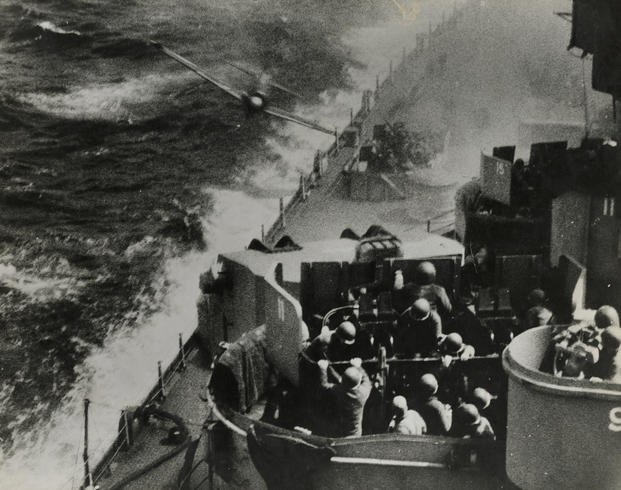USS Missouri Kamikaze Attack