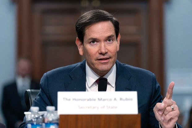 Secretary of State Marco Rubio testifies before the House Committee on Appropriations subcommittee budget hearing