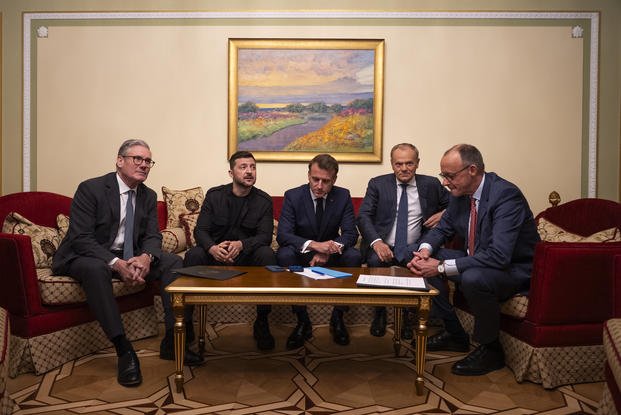 World leaders sit together