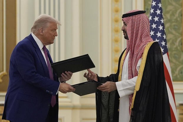President Donald Trump and Saudi Crown Prince Mohammed bin Salman
