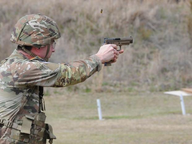 Spc. Timothy Murphy of the U.S. Army Reserve's 78th Army Band was named Soldier of the Year for the 99th Readiness Division during a March 30 award ceremony at Fort Lee, Virginia, following a week-long Best Warrior Competition. (Photo by Staff Sgt. Shawn Morris)