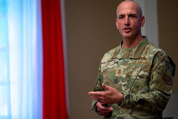Chief Master Sgt. of the Air Force David A. Flosi