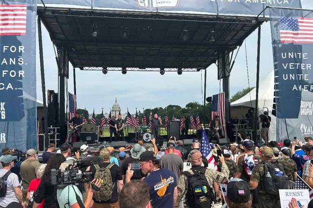 The Dropkick Murphys play the Unite for Veterans, Unite for America Rally