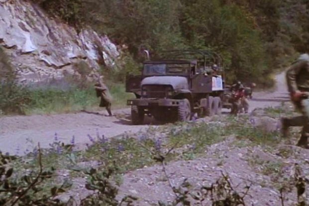 This M211 appeared in Season 10 with passengers from a USO tour. 
