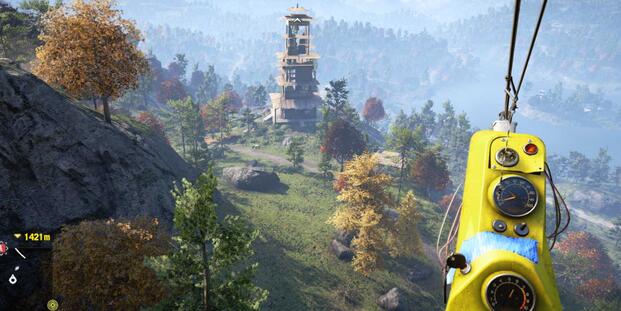 Far Cry 4 - flying a Buzzer to a bell tower location
