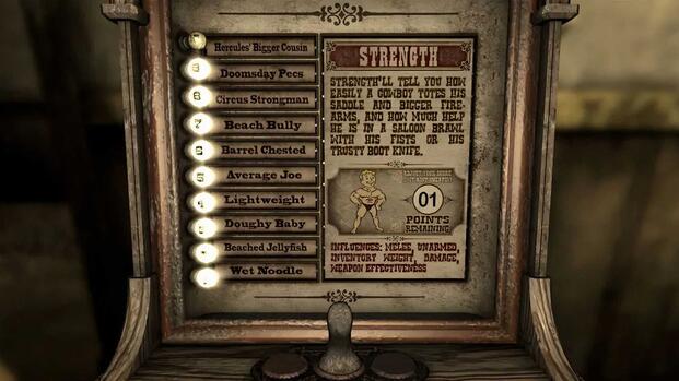Fallout New Vegas menus