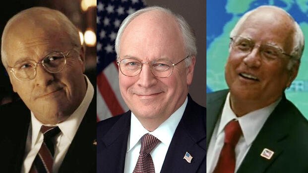 Christian Bale, Dick Cheney, and Richard Dreyfuss