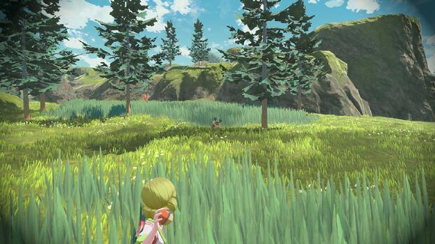 Hiding in grass in Pokemon Legends Arceus