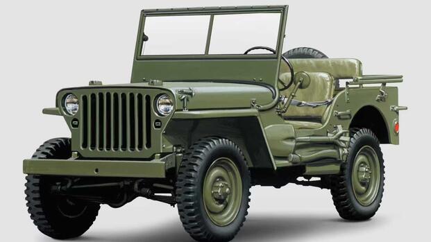 Olive Drab 1941 Willys MB