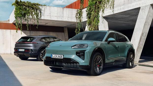 2026 Porsche Cayenne Turbo EV outdoor and dynamic (1)