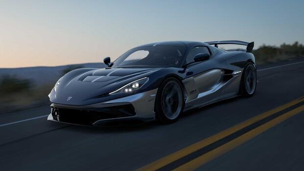 Rimac Nevera R Founder's Edition front three-quarter