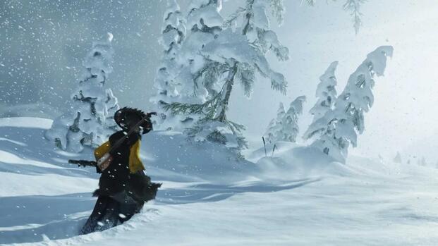 Ghost Of Yotei Atsu Walks Through Heavy Snowfall 