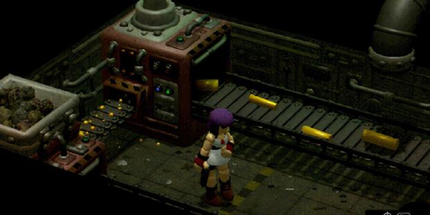 Exploring a factory in Crow Country