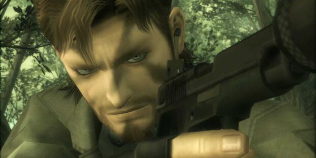 Naked Snake at the begginning of Metal Gear Solid 3 Snake Eater