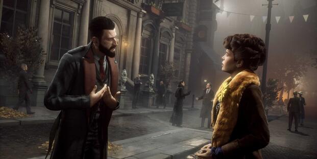 A scene featuring characters from Vampyr