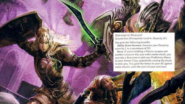 Dungeons & Dragons Defensive Duelist Feat