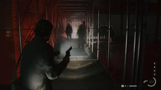 Alan finds some mysterious enemies - Alan Wake 2