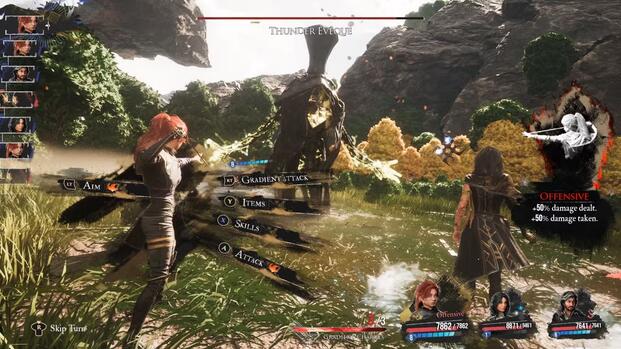 Fighting Thunder Eveque in Clair Obscur Expedition 33 (2025)